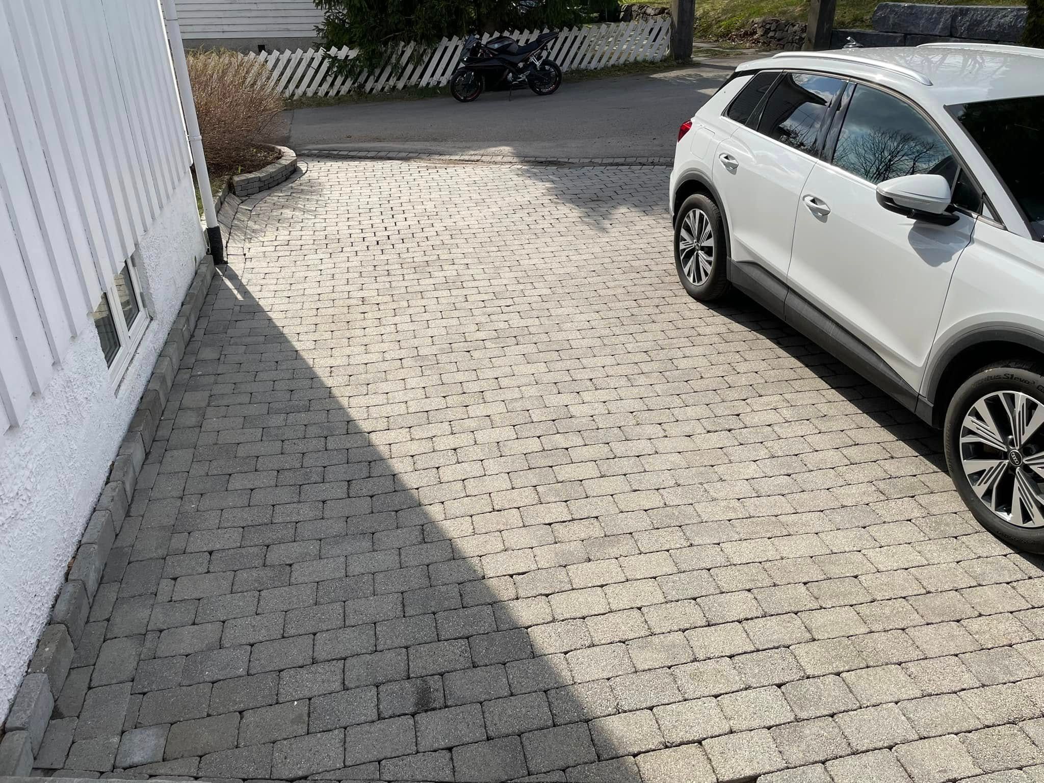 Rydding av gårdsplass