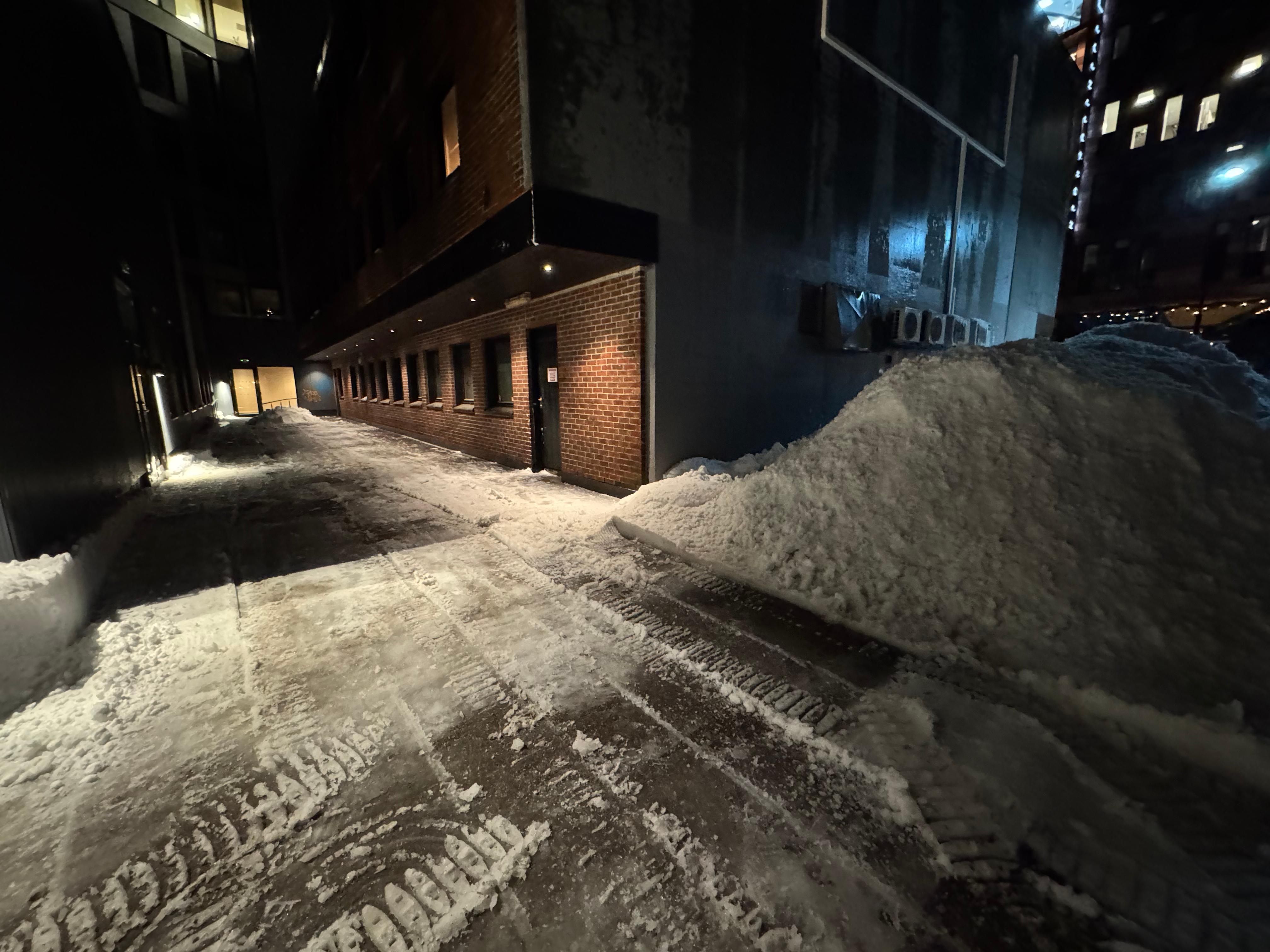 Rydding av gårdsplass